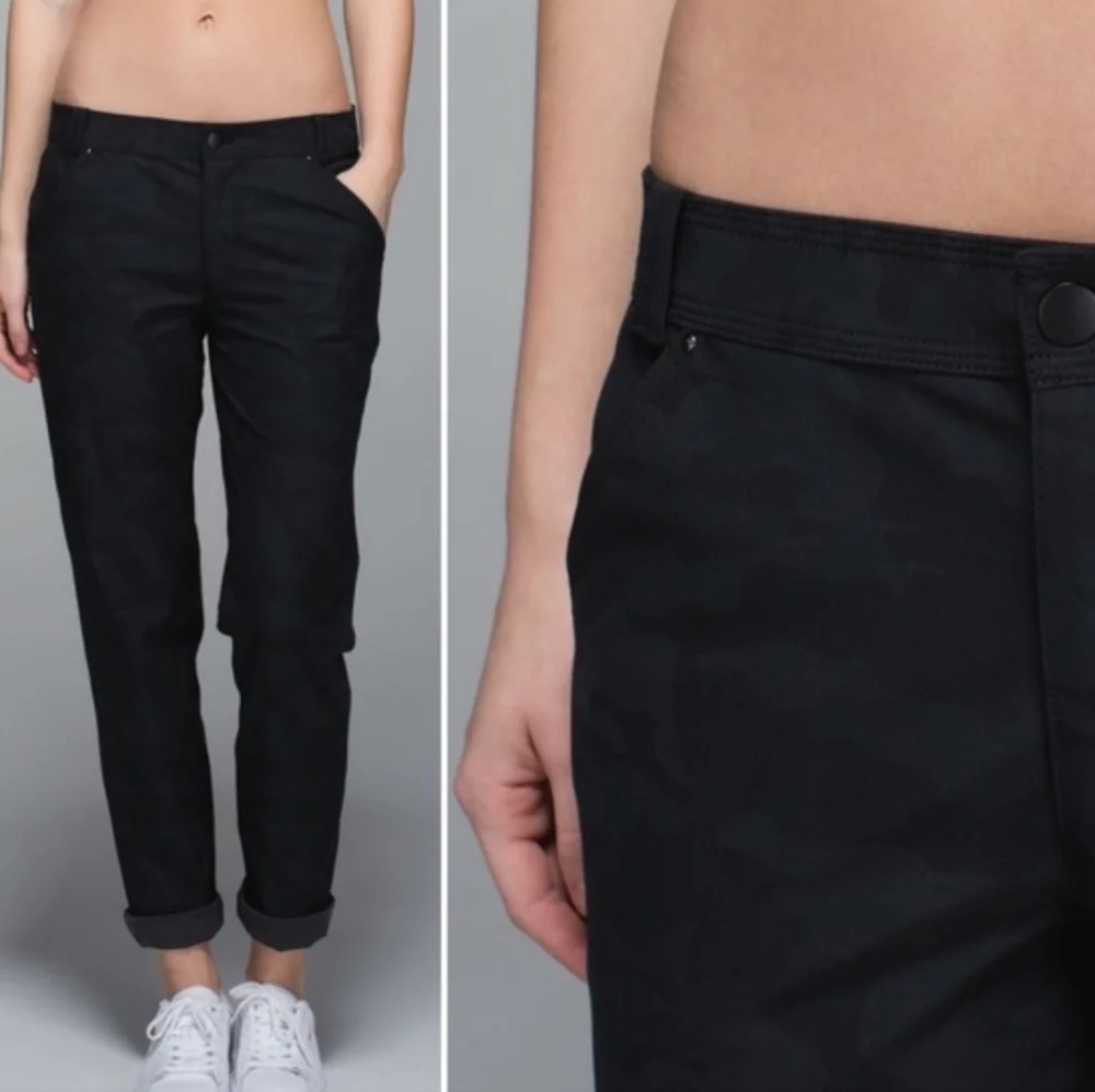 Lululemon Women's Day Trip Boyfriend Pants In Lotus Camo